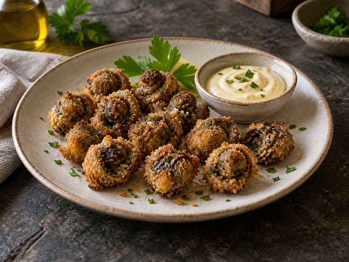 Lumache Fritte e Aioli